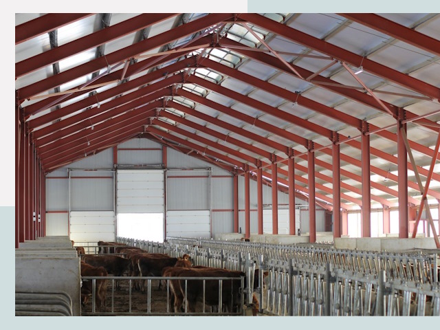 Строительство коровников в Клине