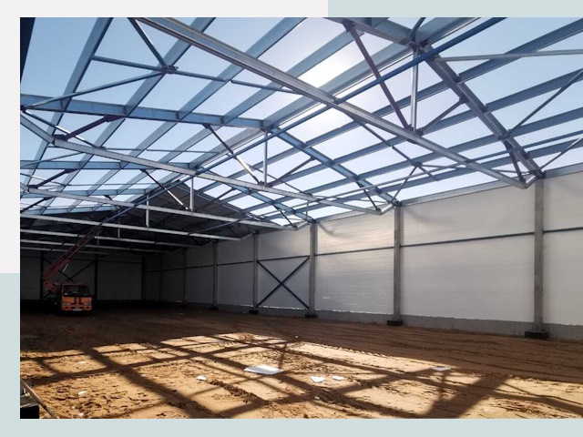 Строительство сенохранилищ в Клине