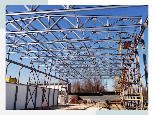 Строительство цехов в Клин от 615 руб. под ключ