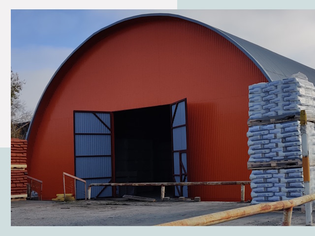 Полукруглые ангары по цене от 615 руб. в Клин