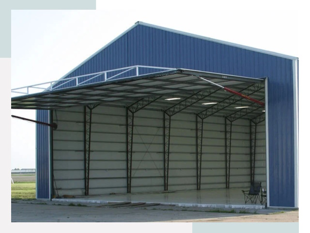 Прямо стенные ангары в Клине