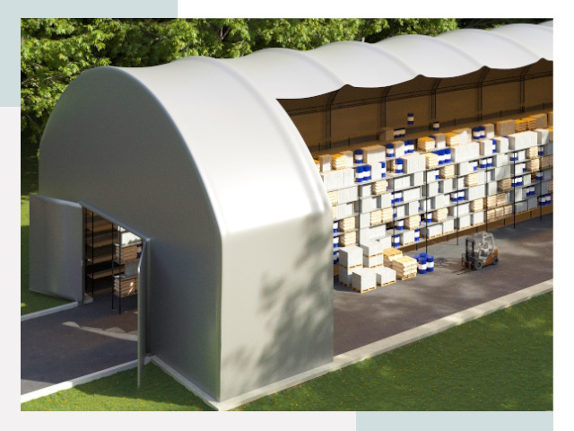 Тентовые ангары в Клине