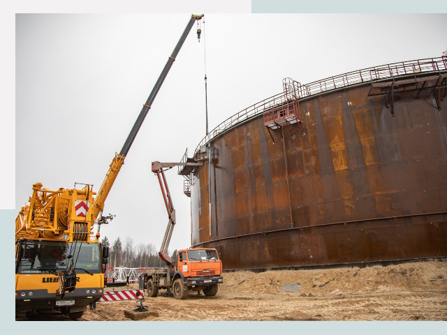 Монтаж резервуаров в Клине от 615 руб. за м³