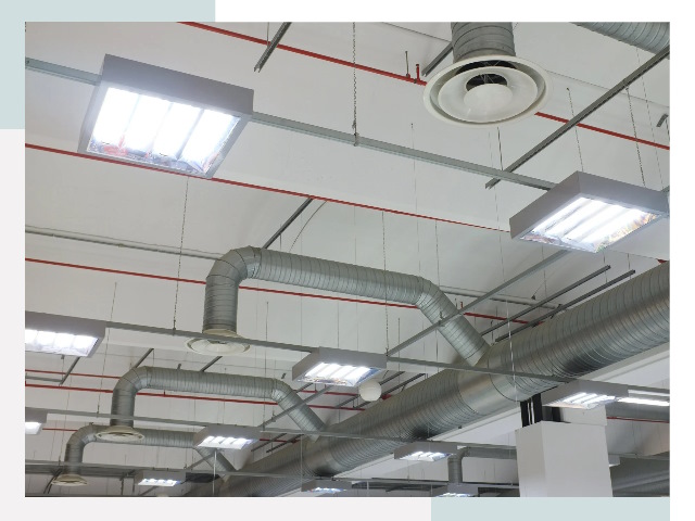Вентиляция ангаров в Клине
