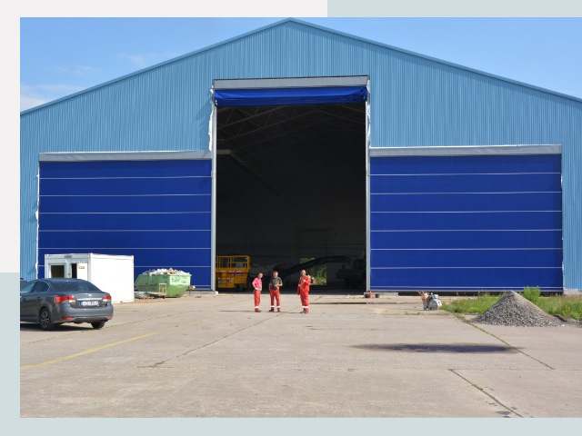 Ангарные ворота в Клин от СтальСтрой-Кли по цене 615 руб.