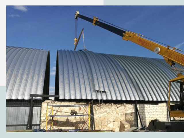 Реконструкция ангаров в Клине от 615 руб.