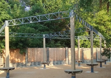 Терраса из металлоконструкций под ключ, проектирование, изготовление и монтаж от СтальСтрой-Кли